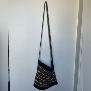 Multicolor Striped Women's Bag
